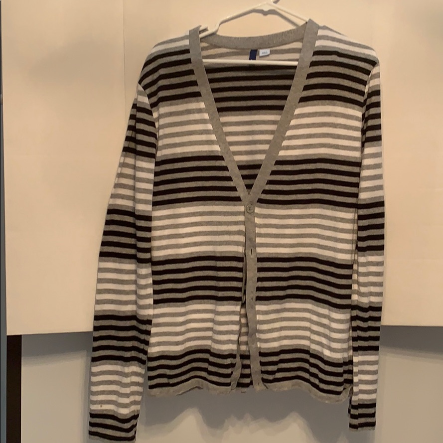 Divided Button Sweater